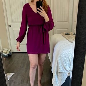Magenta Express Dress